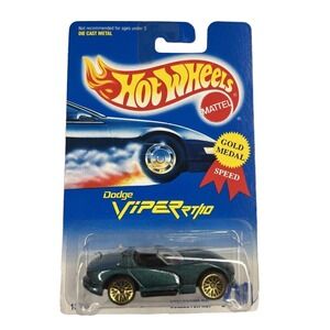 Dodge Viper RT10 1991 Hot Wheels #210 Green Gold 13585